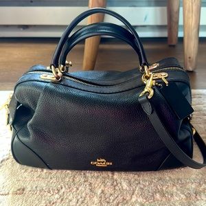 Coach zip satchel